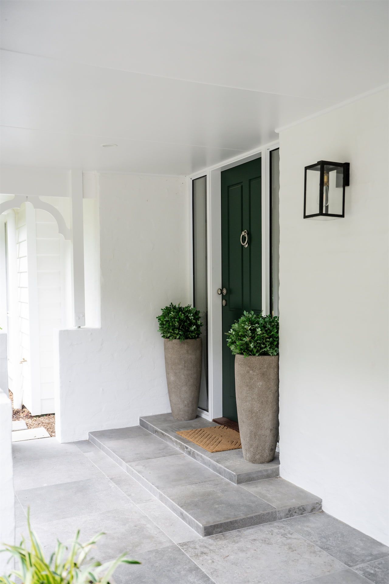 Front Porch With Front Door, Potted Plants — Prime Built in Bowral, NSW