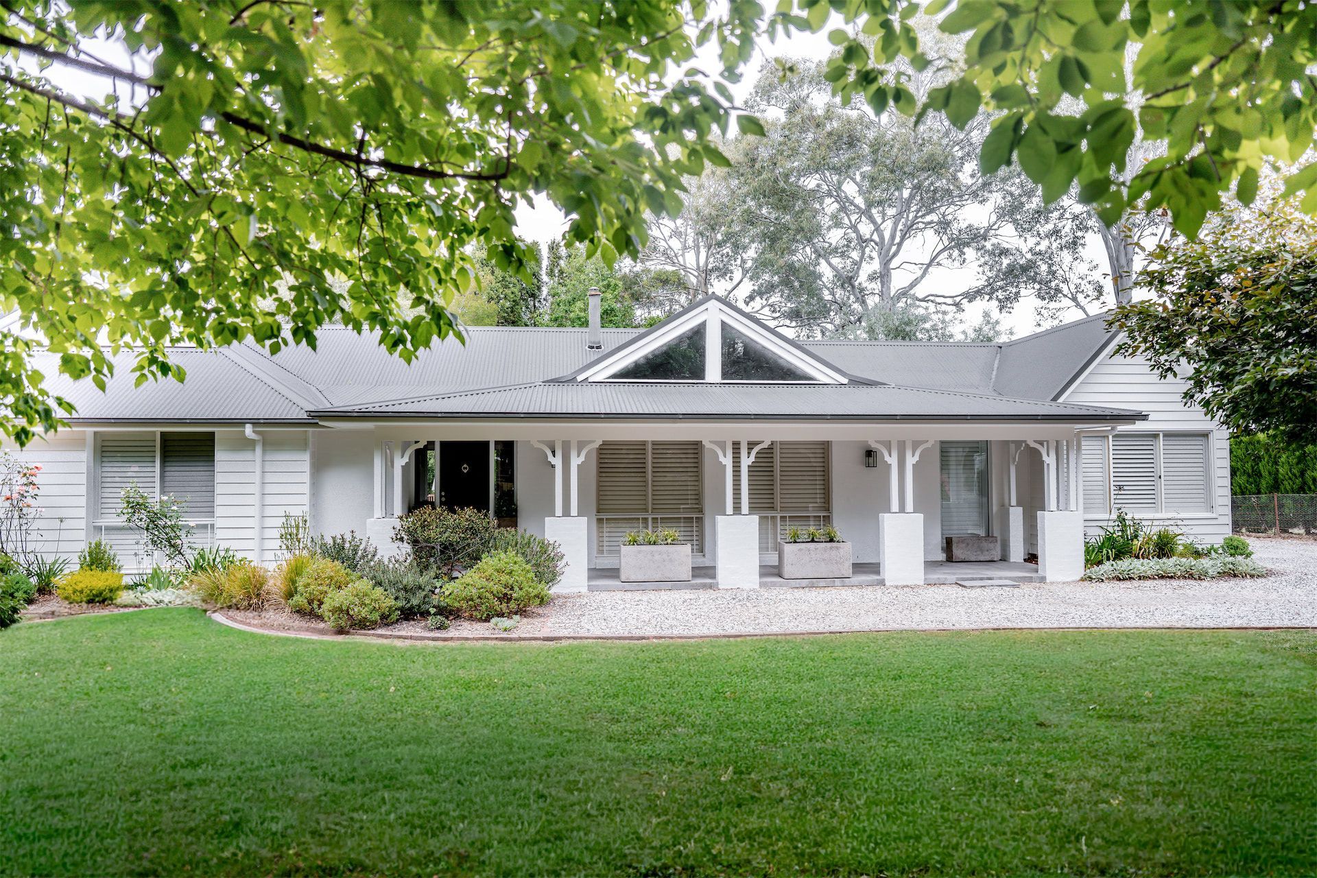 Single-Story White House With a Gray Roof — Prime Built in Bowral, NSW