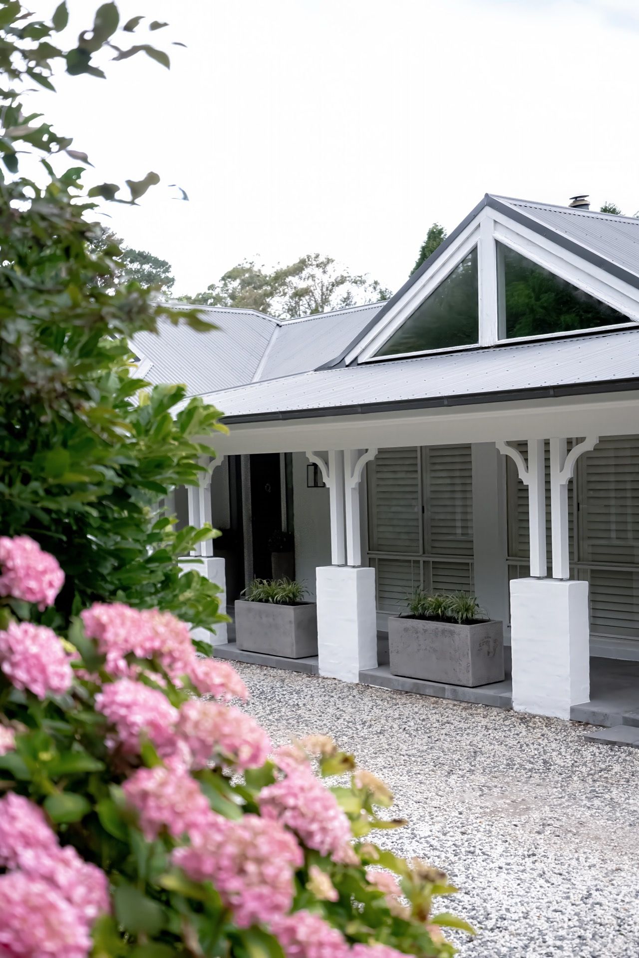 White House With a Covered Porch and Gravel Path — Prime Built in Bowral, NSW