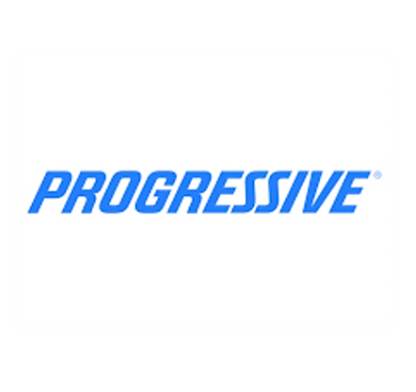 Progressive logo in blue text on a white background.