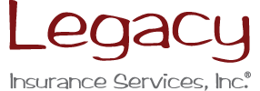 Legacy Insurance Services, Inc. logo in maroon and gray.