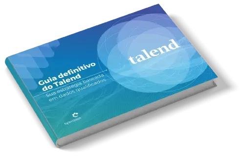 Um livro intitulado talend está sobre uma mesa.