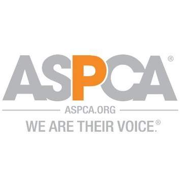 ASPCA logo: Gray text with 