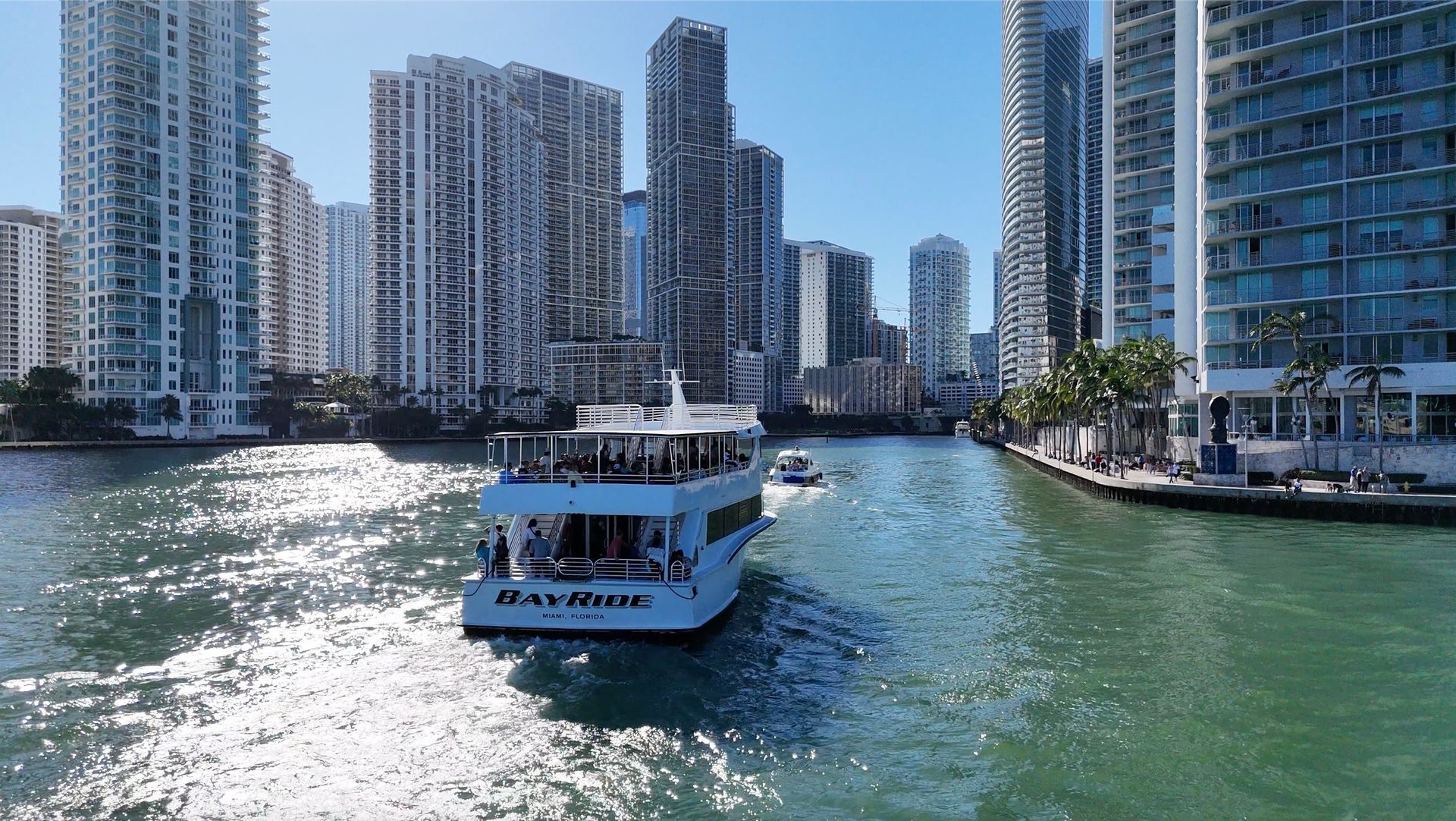 Miami Skyline Cruise on the Miami Skyline River View!