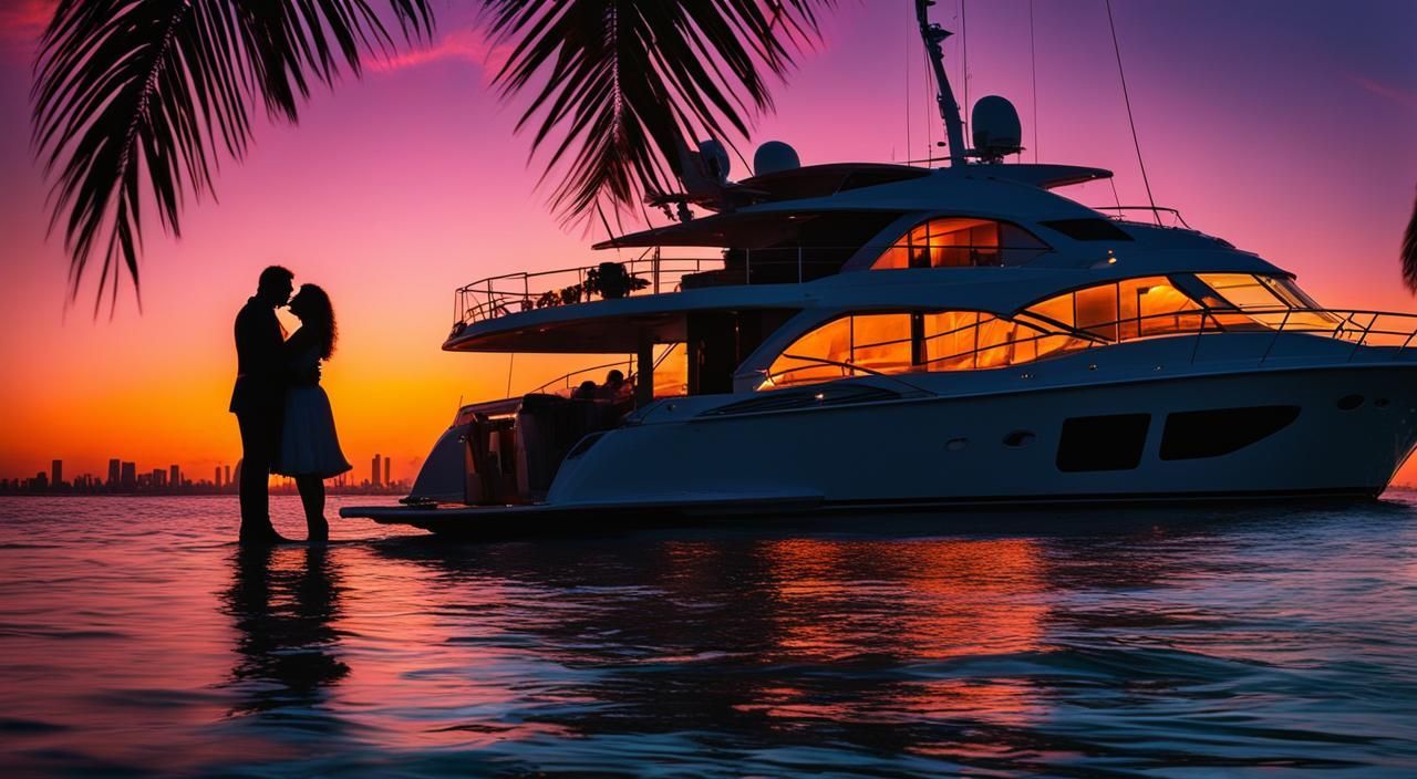 A beautiful Miami Romantic Sunset!