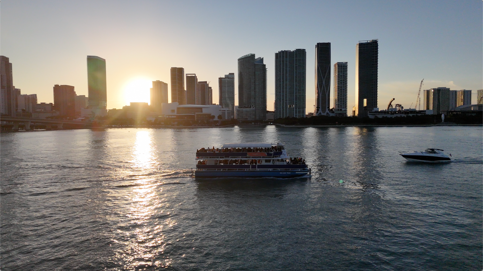 On the way to fisher Island