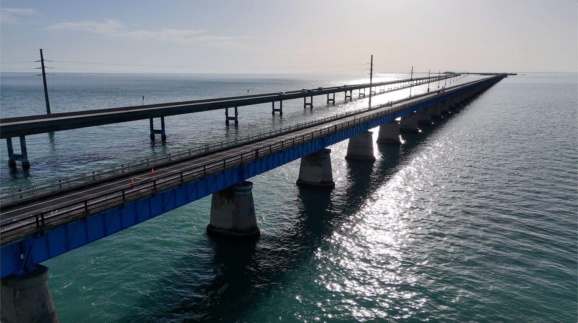 7 mile bridge on the Bus tour of Key West sightseeing