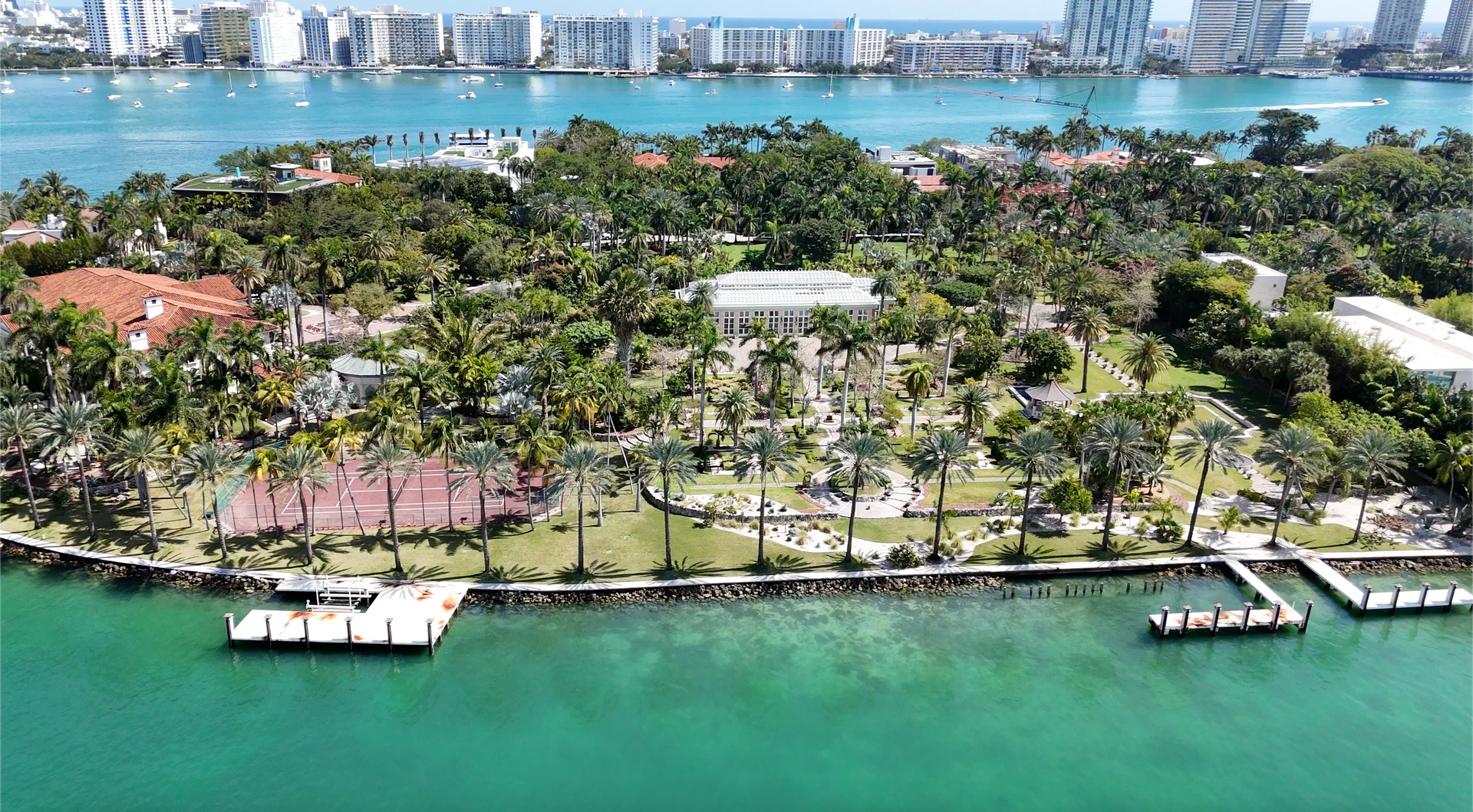Miami Star island on the Miami Skyline Cruise