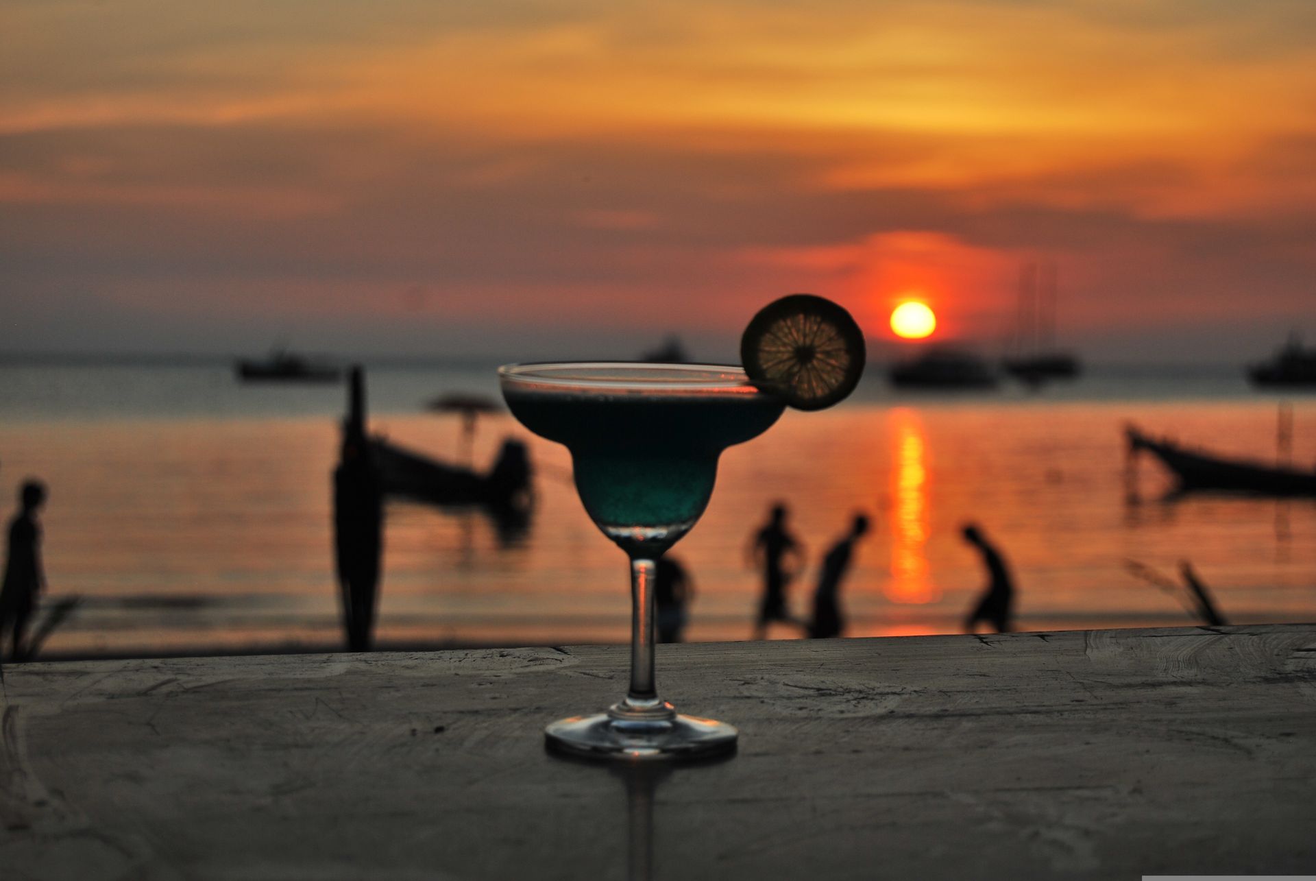 Sunset in Key West Celebration