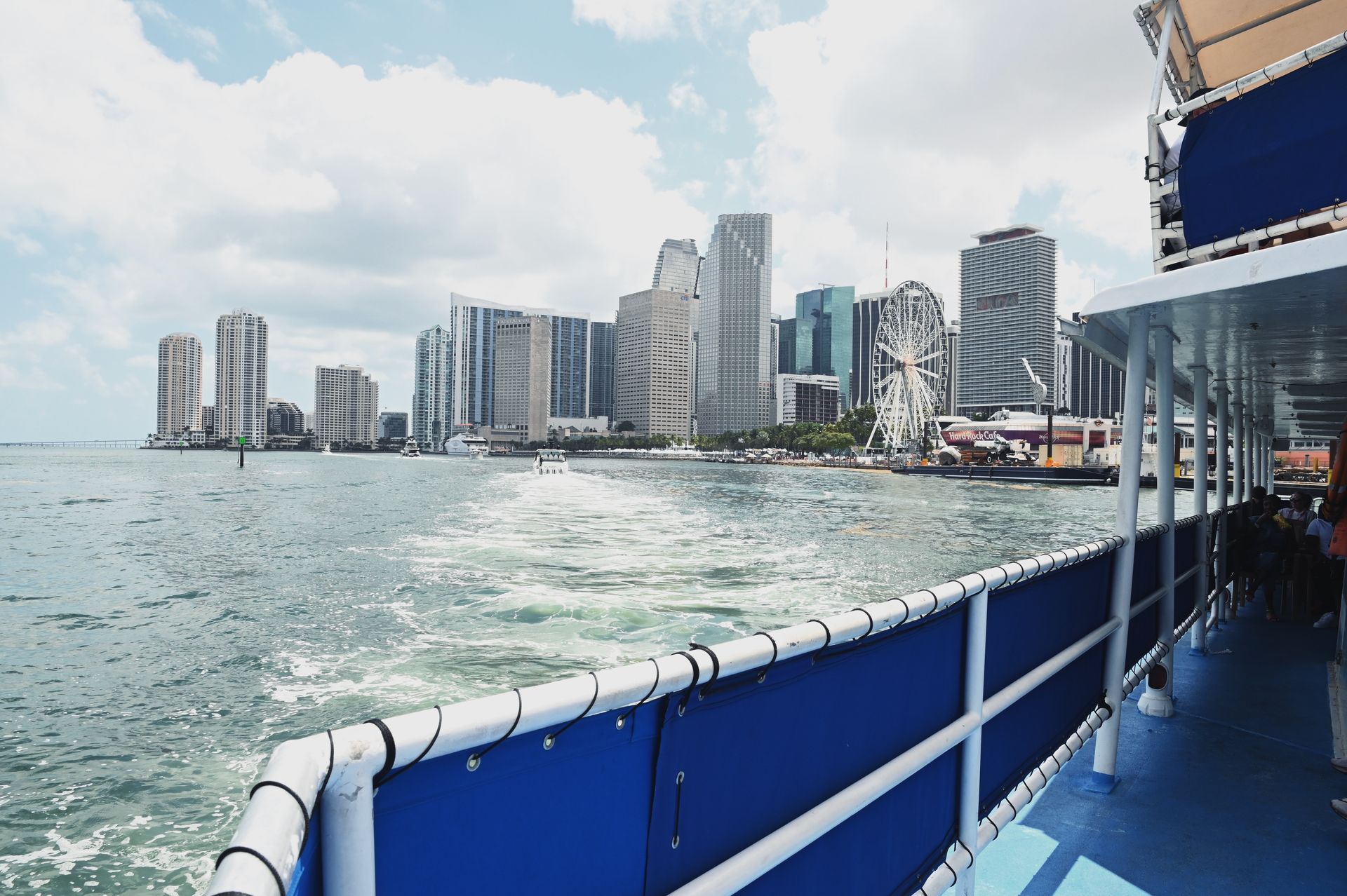 Miami Skyline seen from the Miami Boat Tour