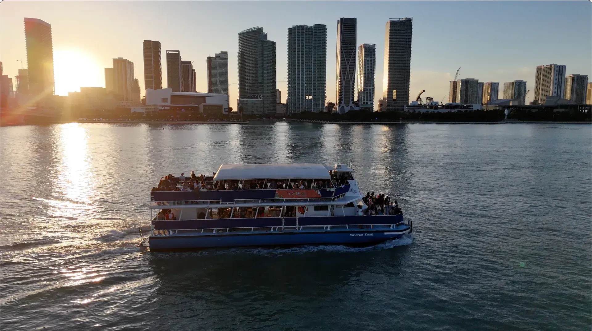 Top rated boat cruises in Miami with skyline views.