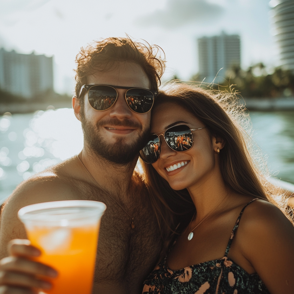 miami boat party, party boat
