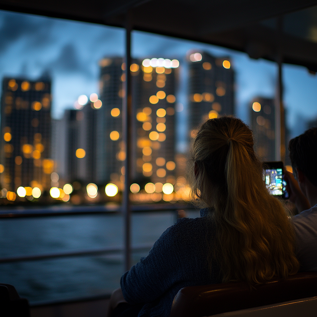 millionaire's row, night cruise