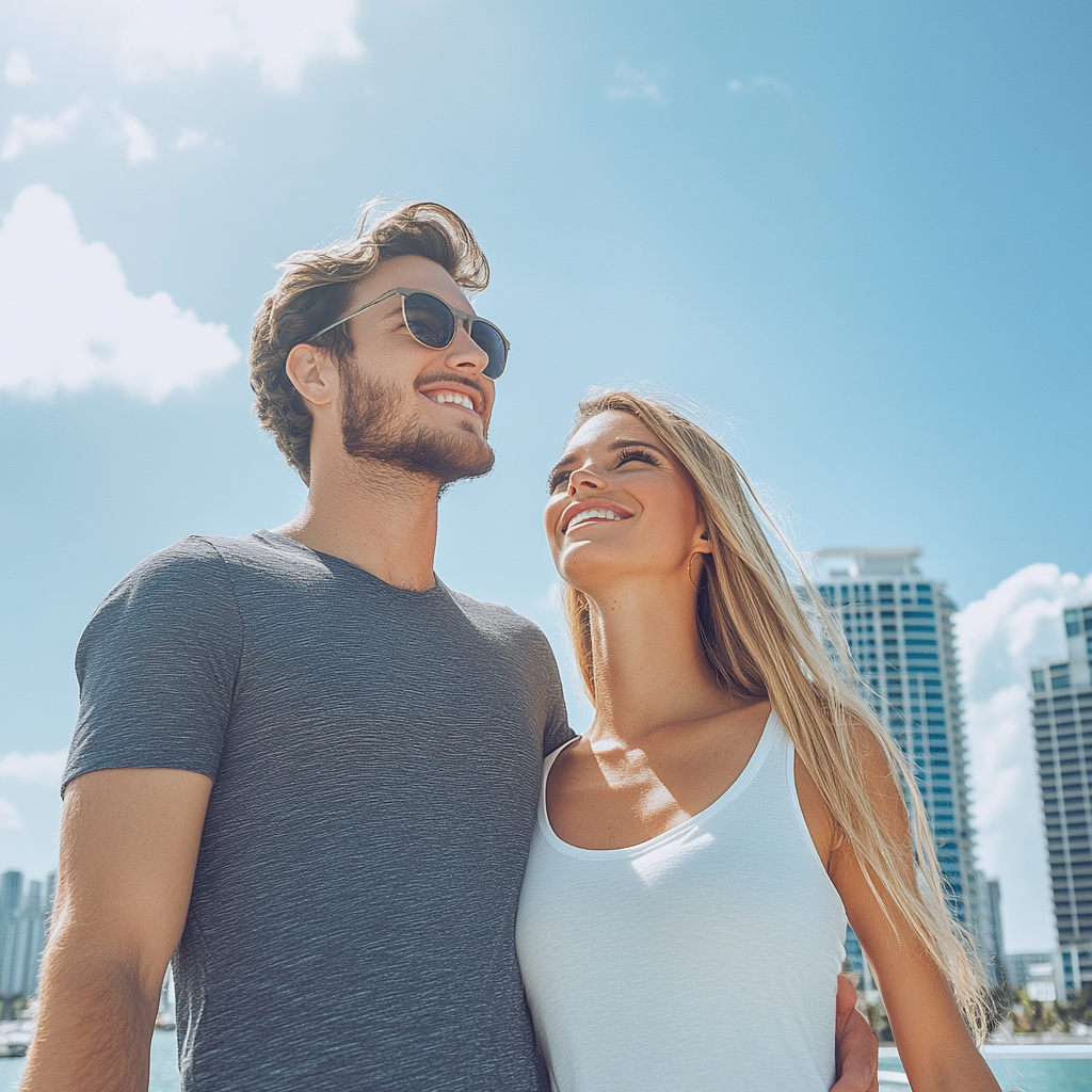 Guests relaxing on the deck during a Biscayne Bay tour.