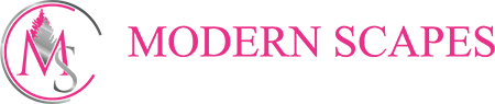Logo: a pink and gray emblem in a circle with the words