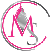 Logo: Pink and silver 