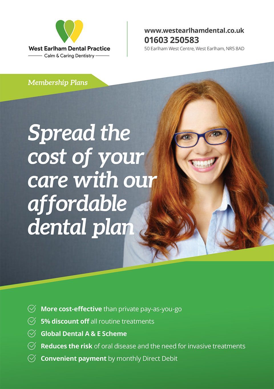 West Earlham Dental A5 Flyer 01
