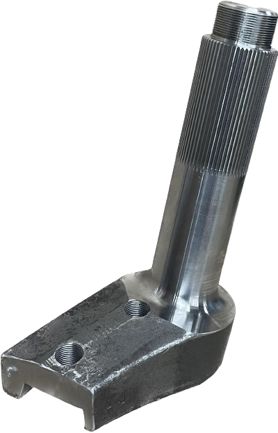 Orange impeller with angled blades and a central hub.