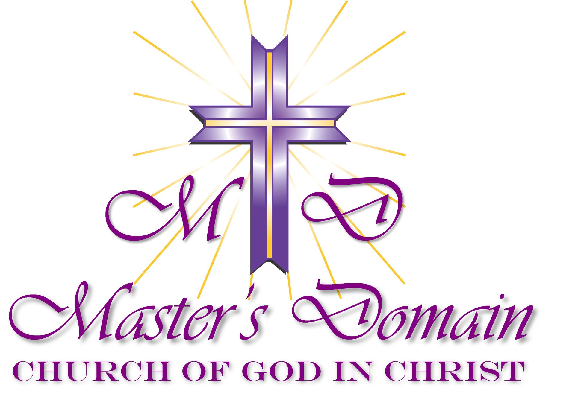 The logo for master 's domain church of god in christ