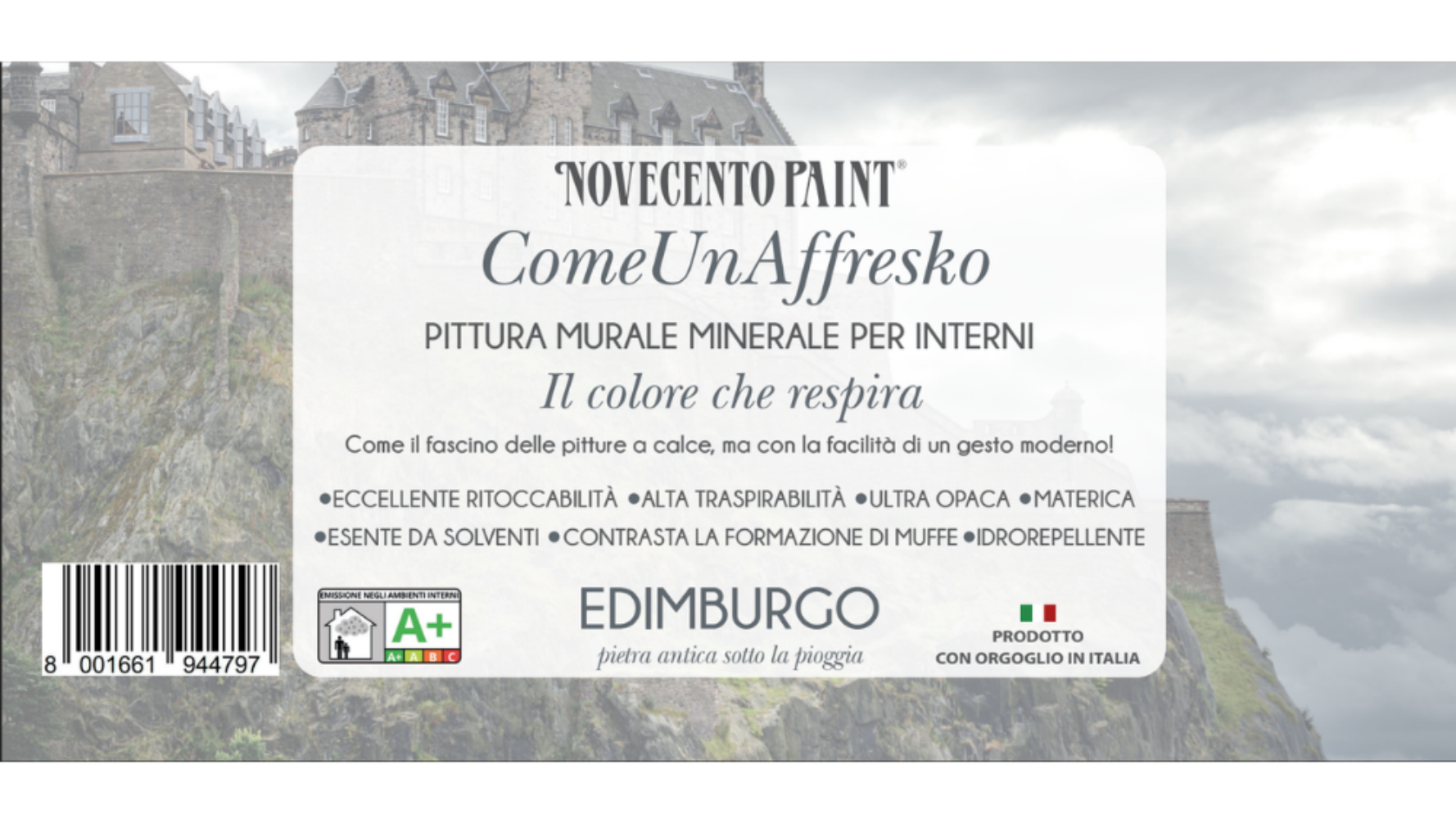 pittura effetto calce colore edinburgo