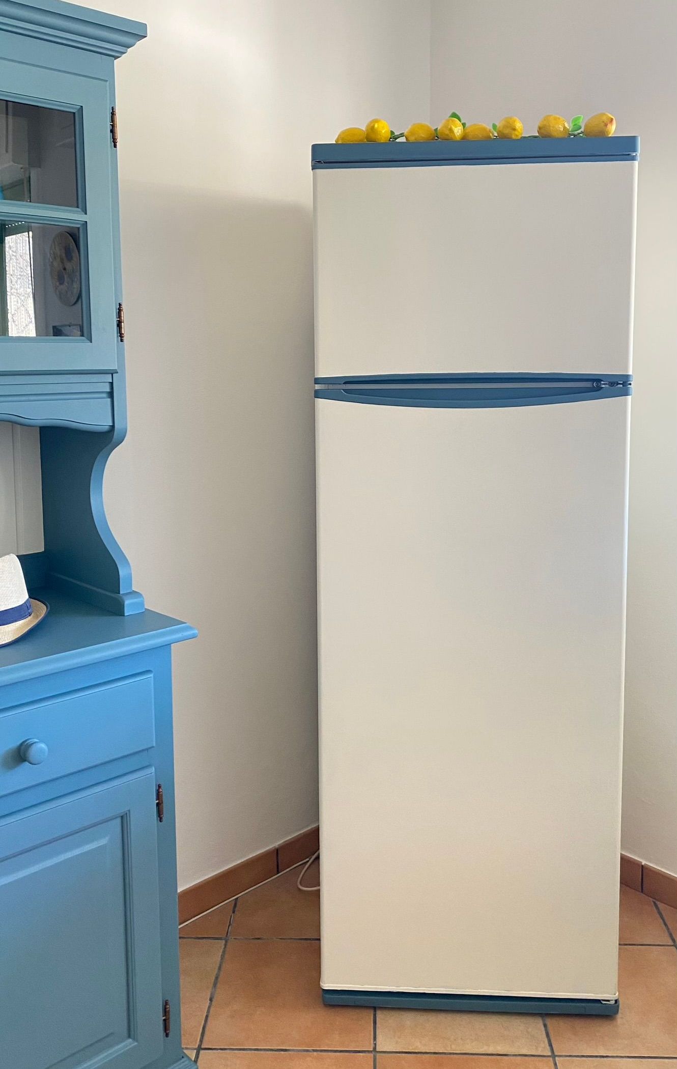 frigo riverniciato bianco novecento paint