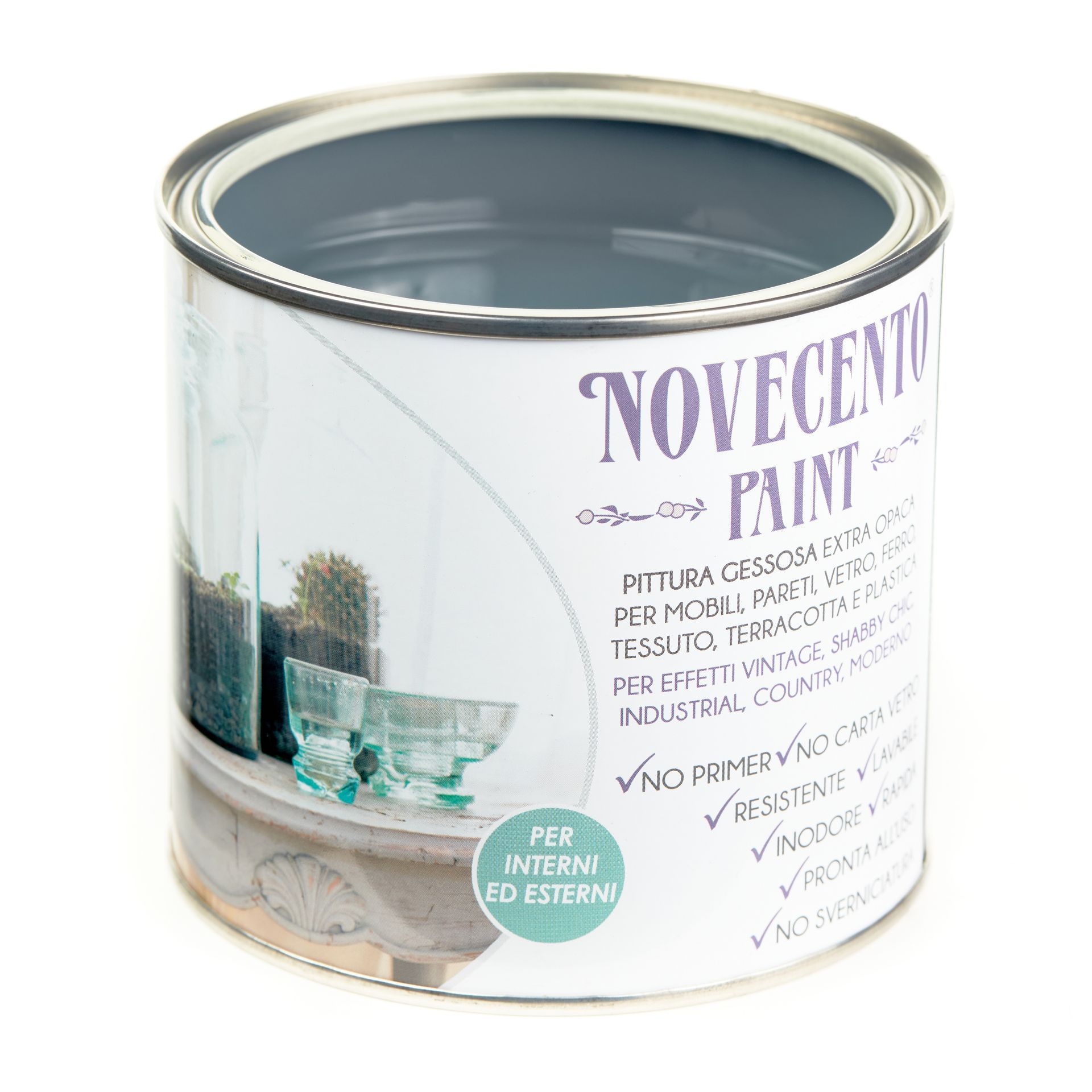 vernicia senza carteggiare novecento paint ematite