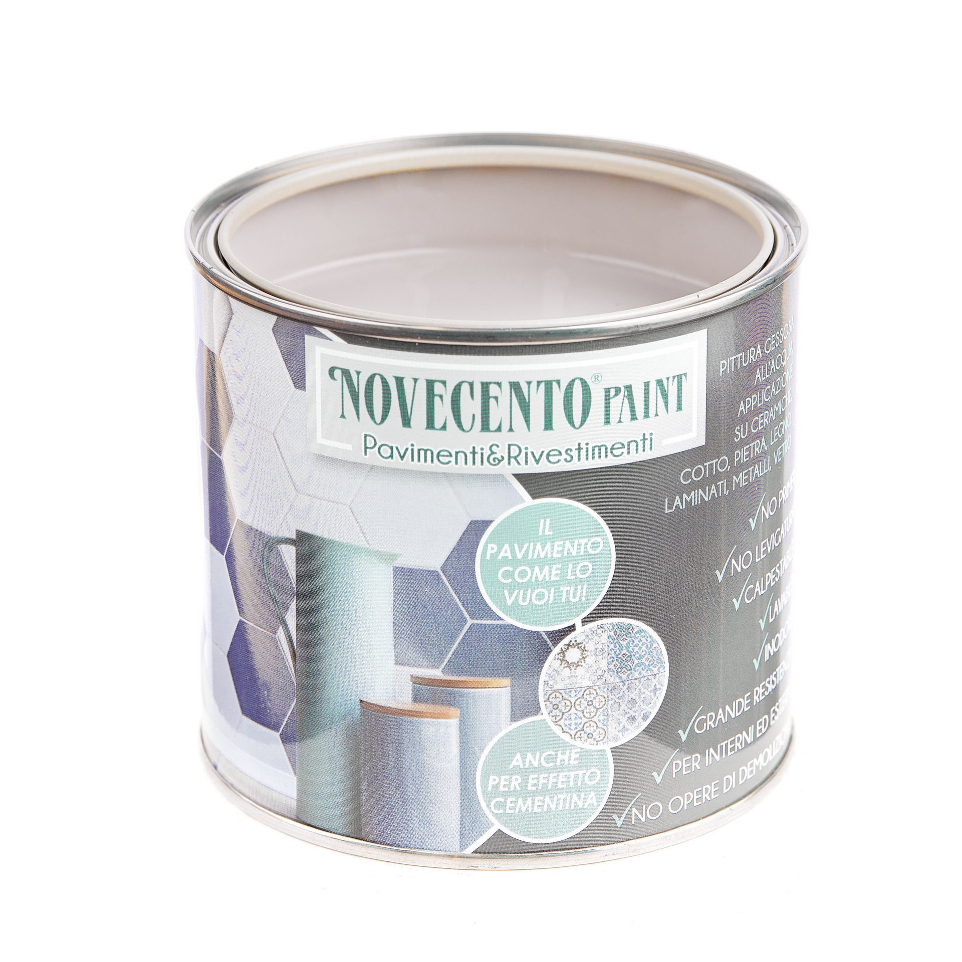pavimenti e rivestimenti vernice grigio Novecento Paint