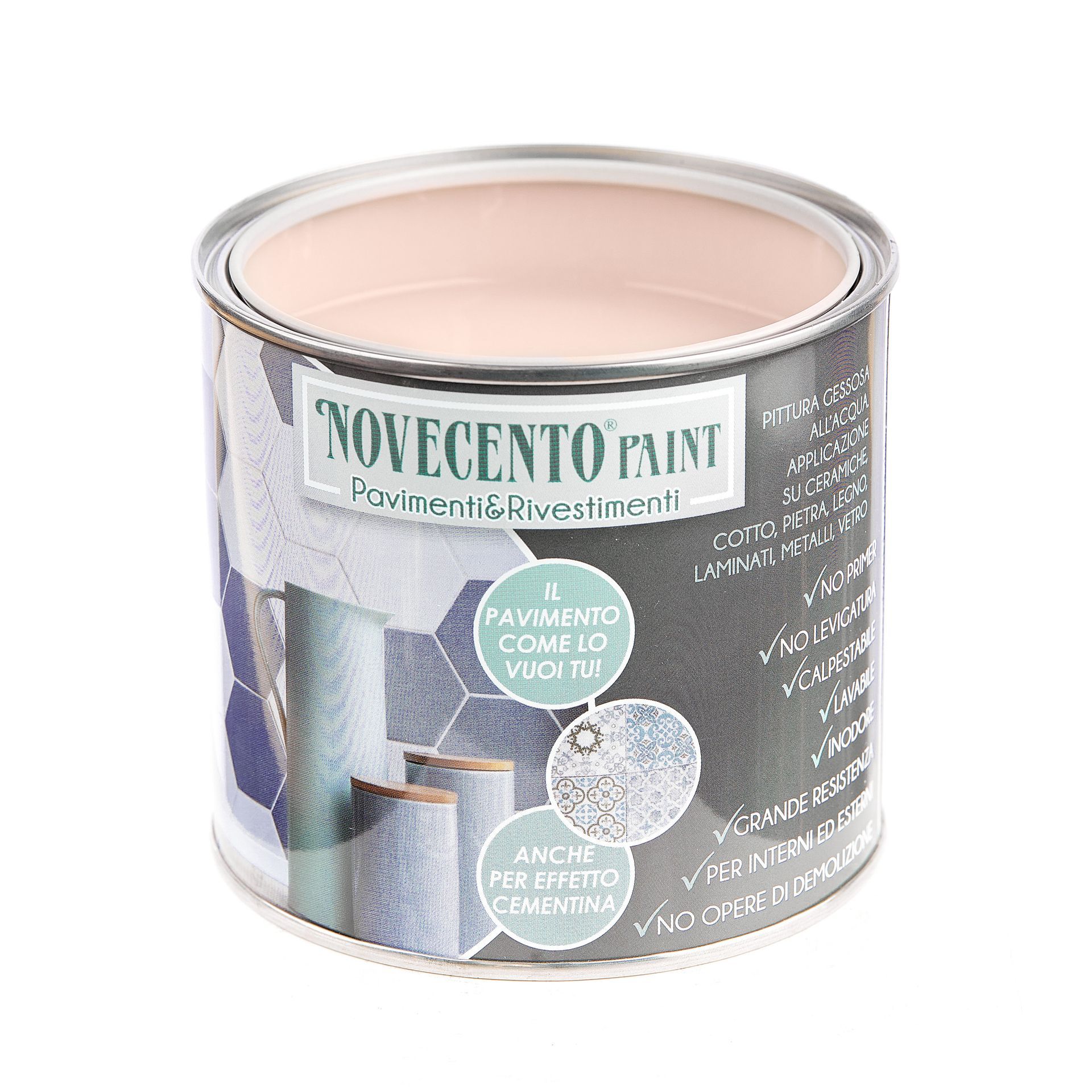 pavimenti e rivestimenti vernice lino Novecento Paint