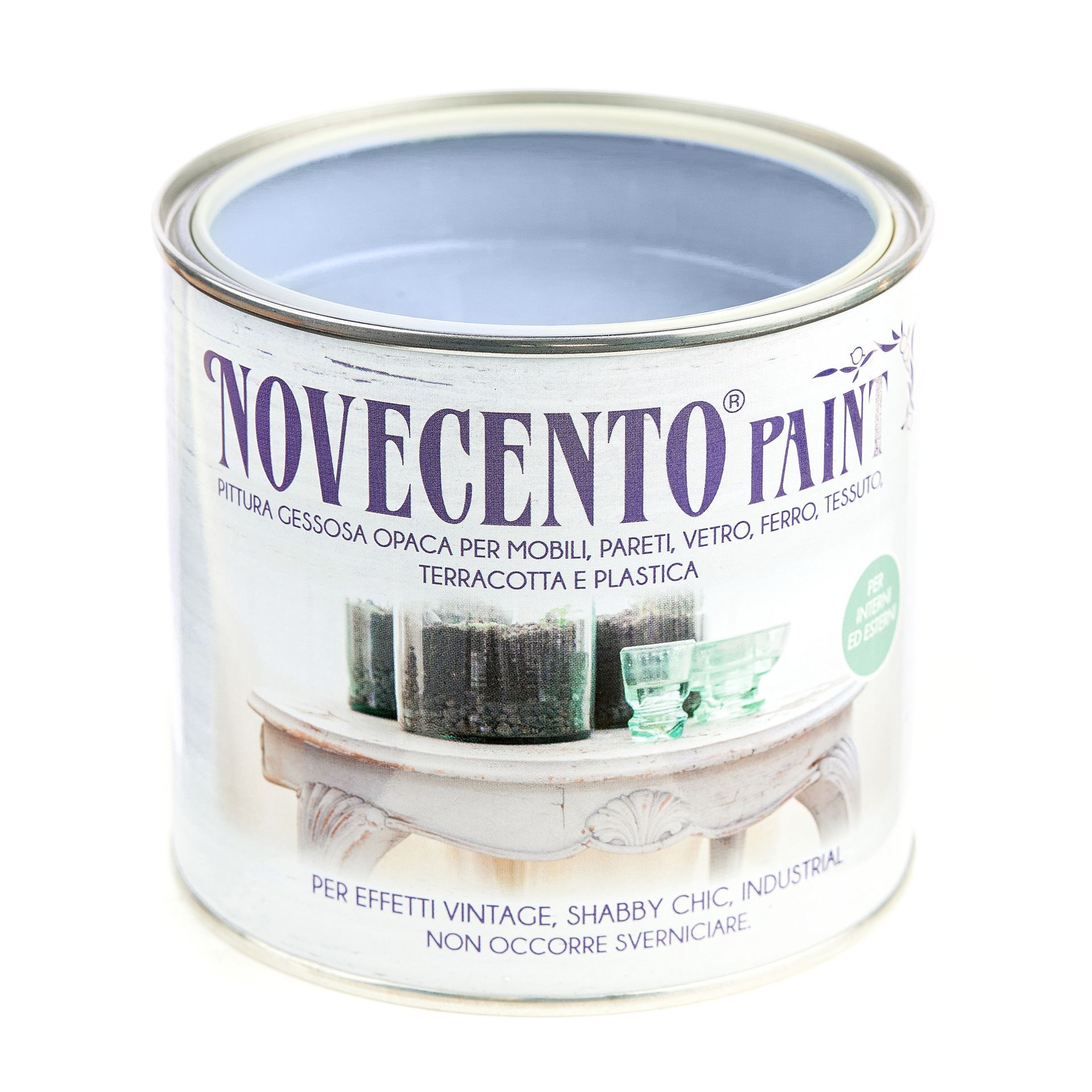vernicia senza carteggiare novecento paint grigiazzurro