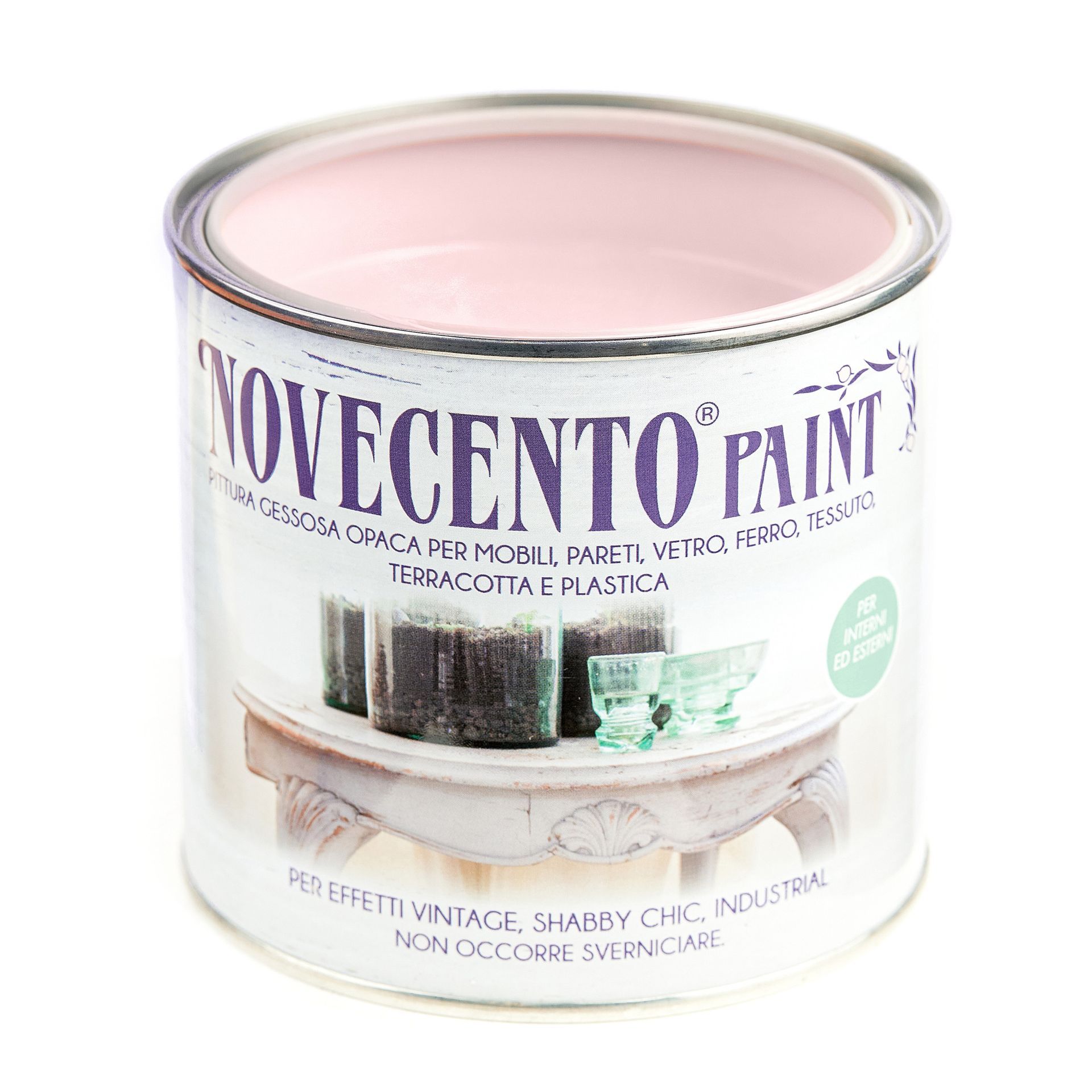 vernicia senza carteggiare novecento paint rosa antico