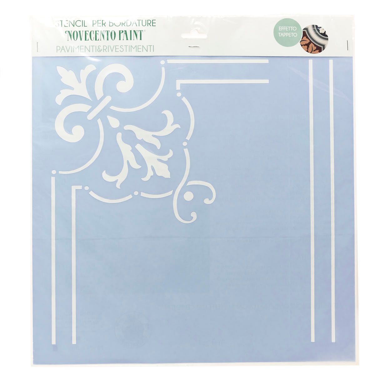 Stencil Angolare Classico Pavimenti Novecento Paint