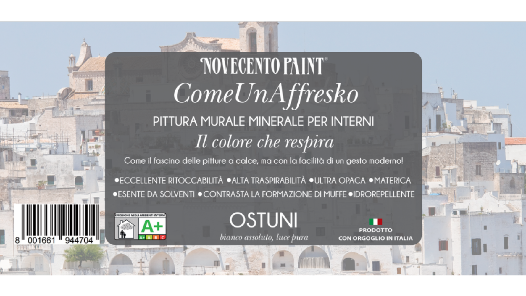 pittura effetto calce colore creta
