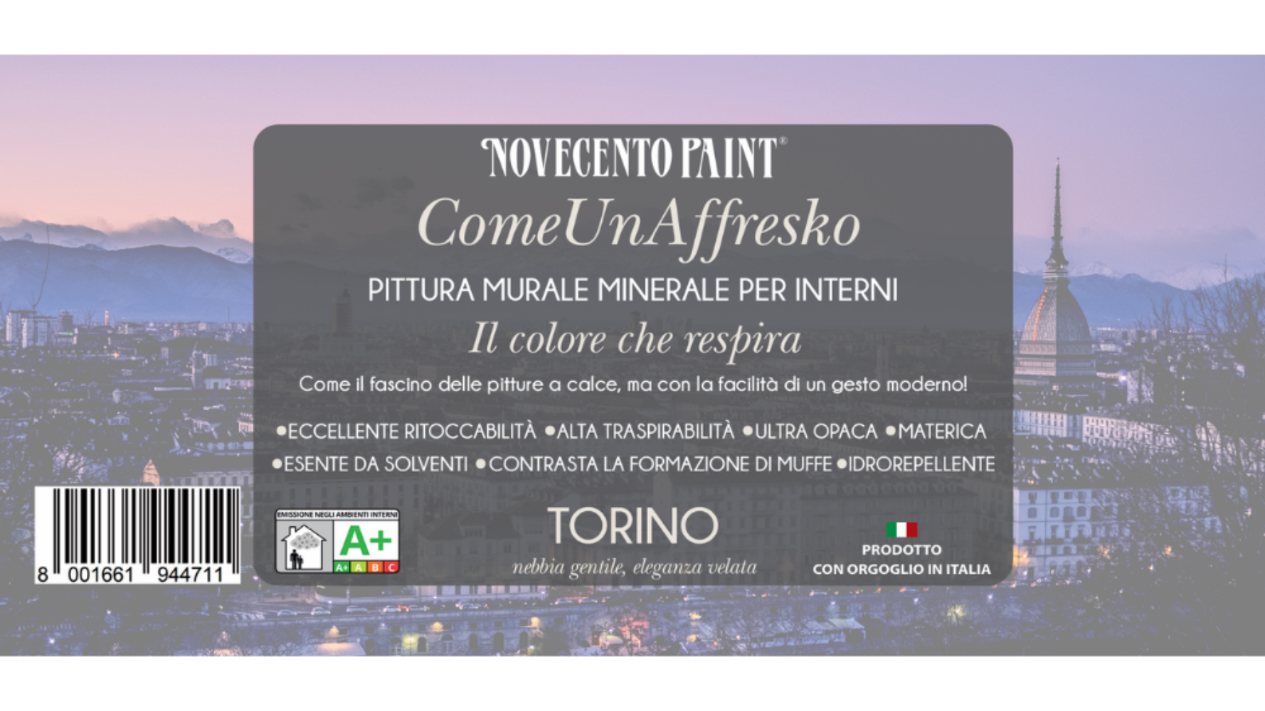 pittura effetto calce colore come un affresko