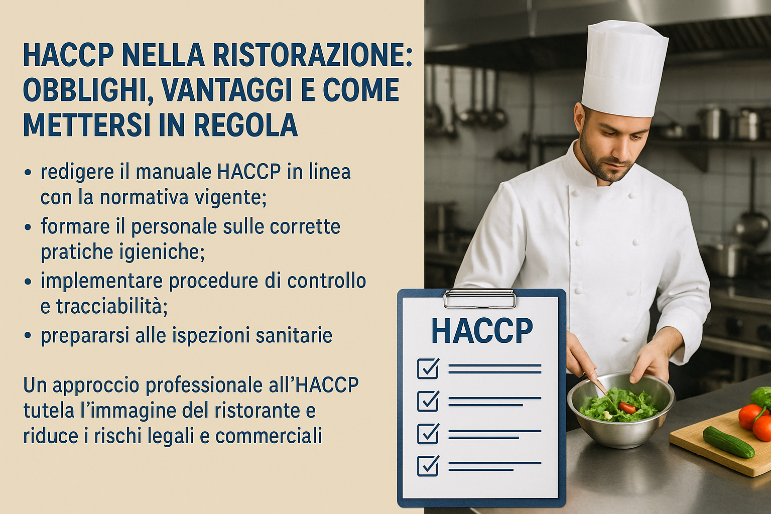 HACCP è obbligatorio Milano