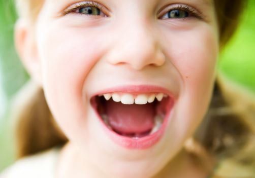 Small child with nice teeth