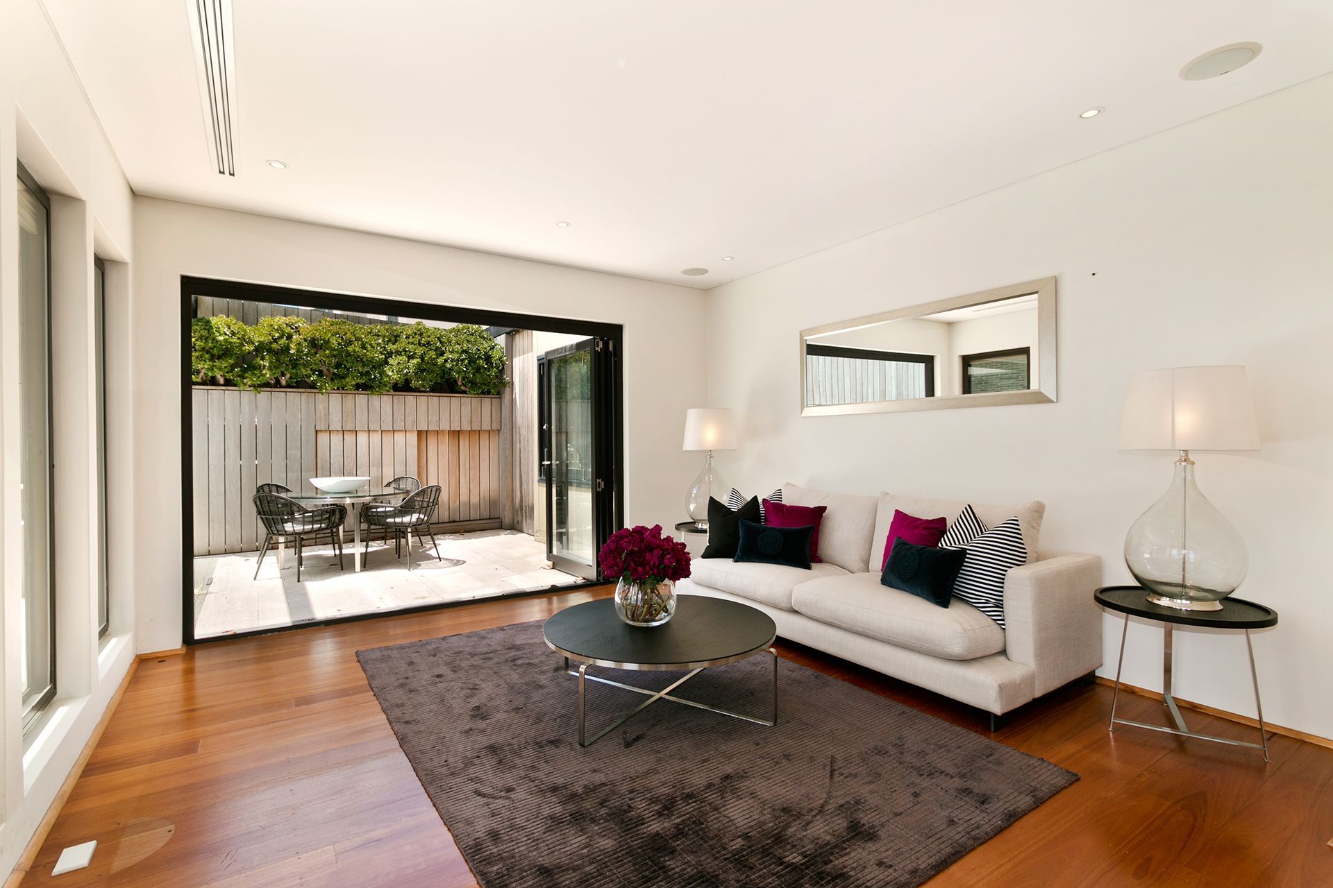 Living Room with Space Outside