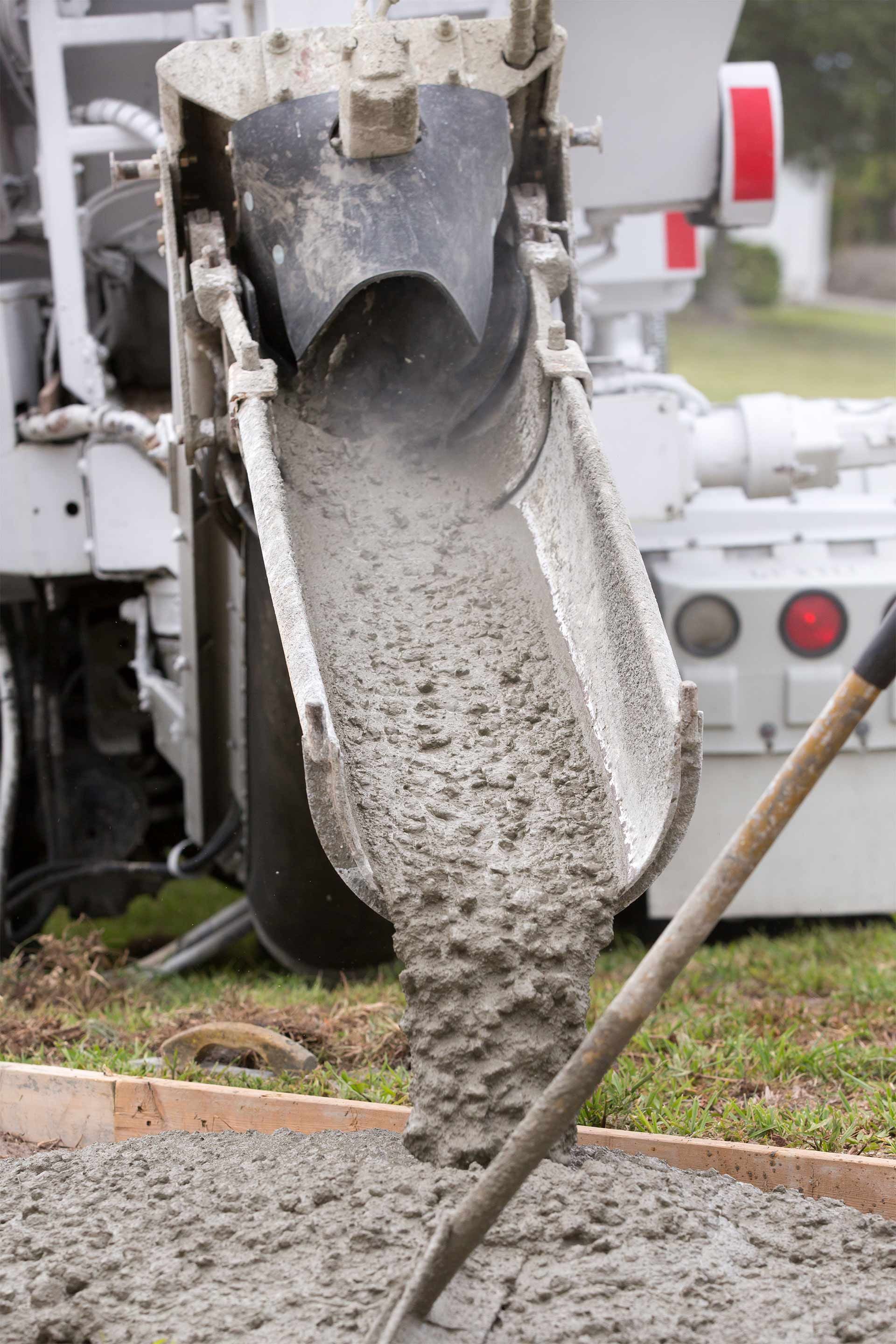 Concrete Being Poured For Scarness Hervey Bay