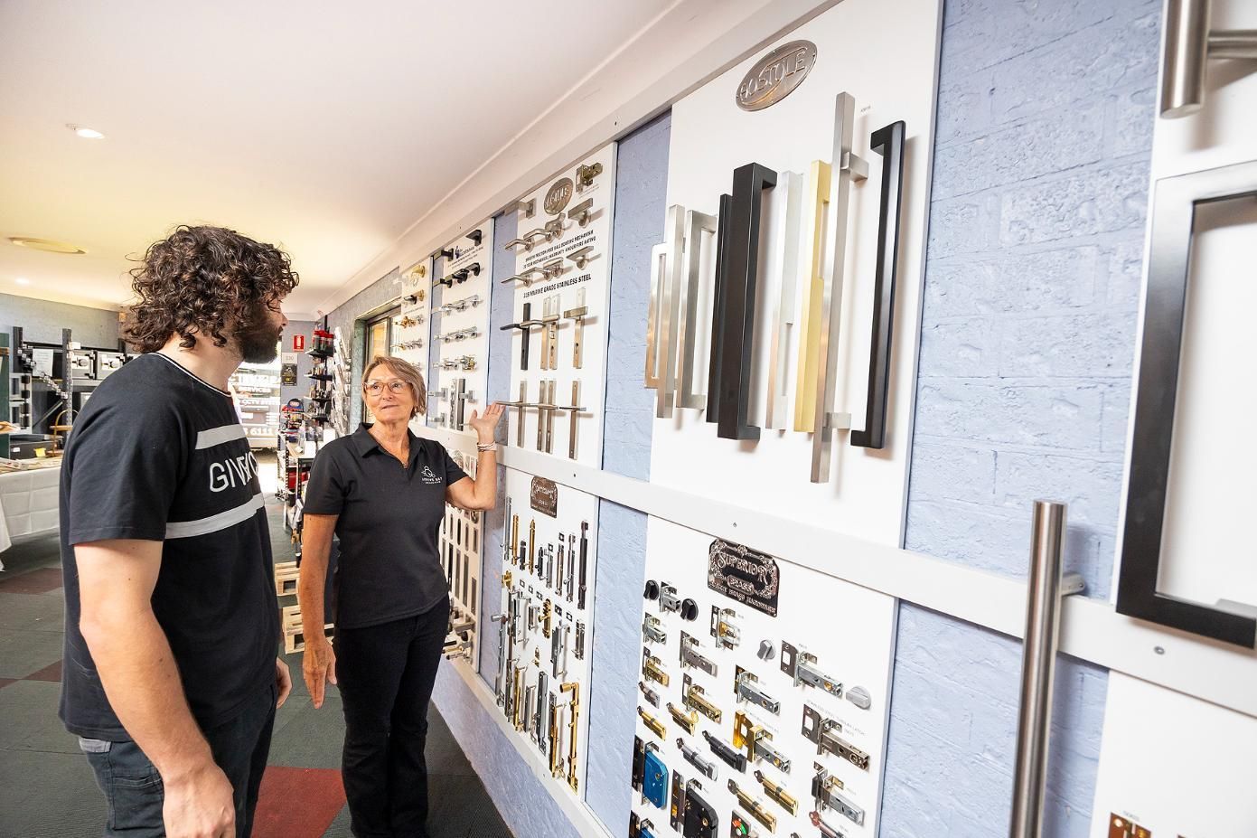 Customer and Shop Worker Looking — Active 247 Locksmith and Security Services Forster In Wingham, NSW