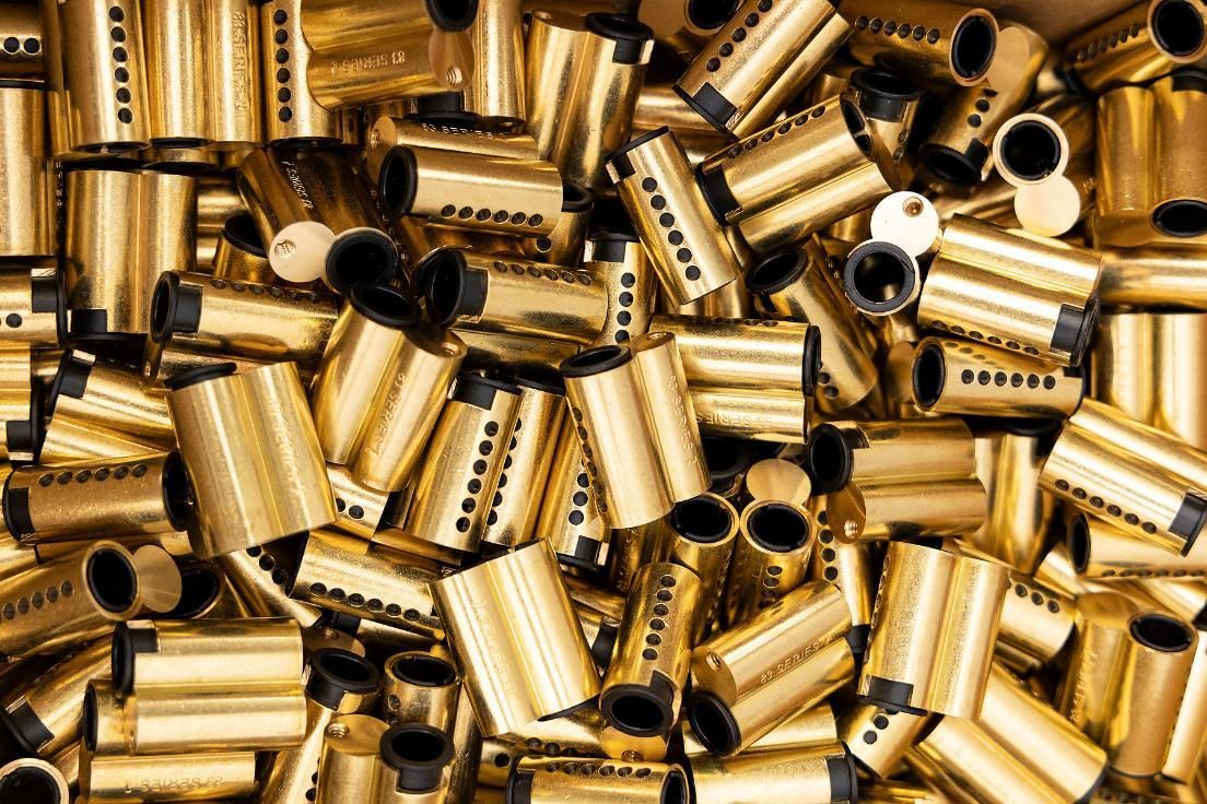 Pile of Shiny Gold-colored Lock Cylinders — Active 247 Locksmith and Security Services Forster In Gloucester, NSW