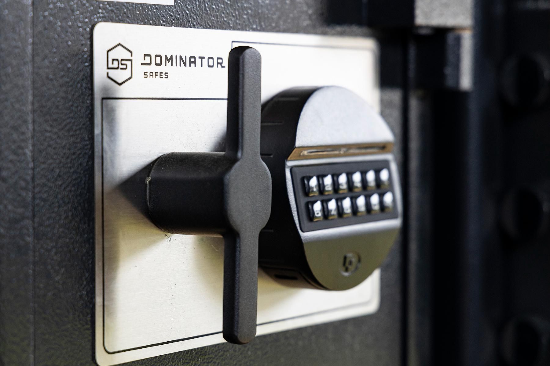 Close-up of a Black Safe Lock — Active 247 Locksmith and Security Services Forster In Forster, NSW