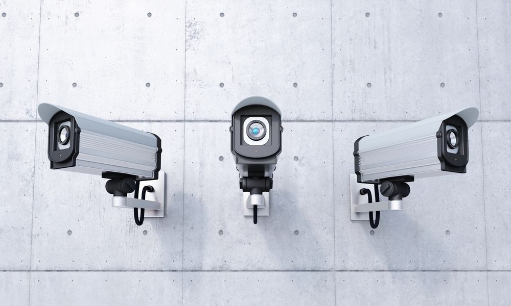 Three Security Cameras Are Sitting — Active 247 Locksmith and Security Services Forster In Smiths Lake, NSW