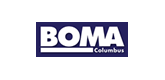 BOMA Columbus logo with bold white text 