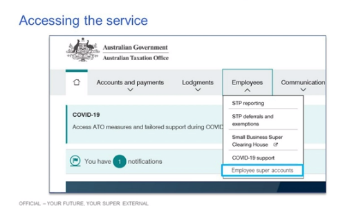 Determining a new employees superannuation fund