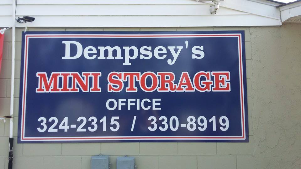 Mini Storage Sign — Jacksonville, NC — Dempsey Self Storage