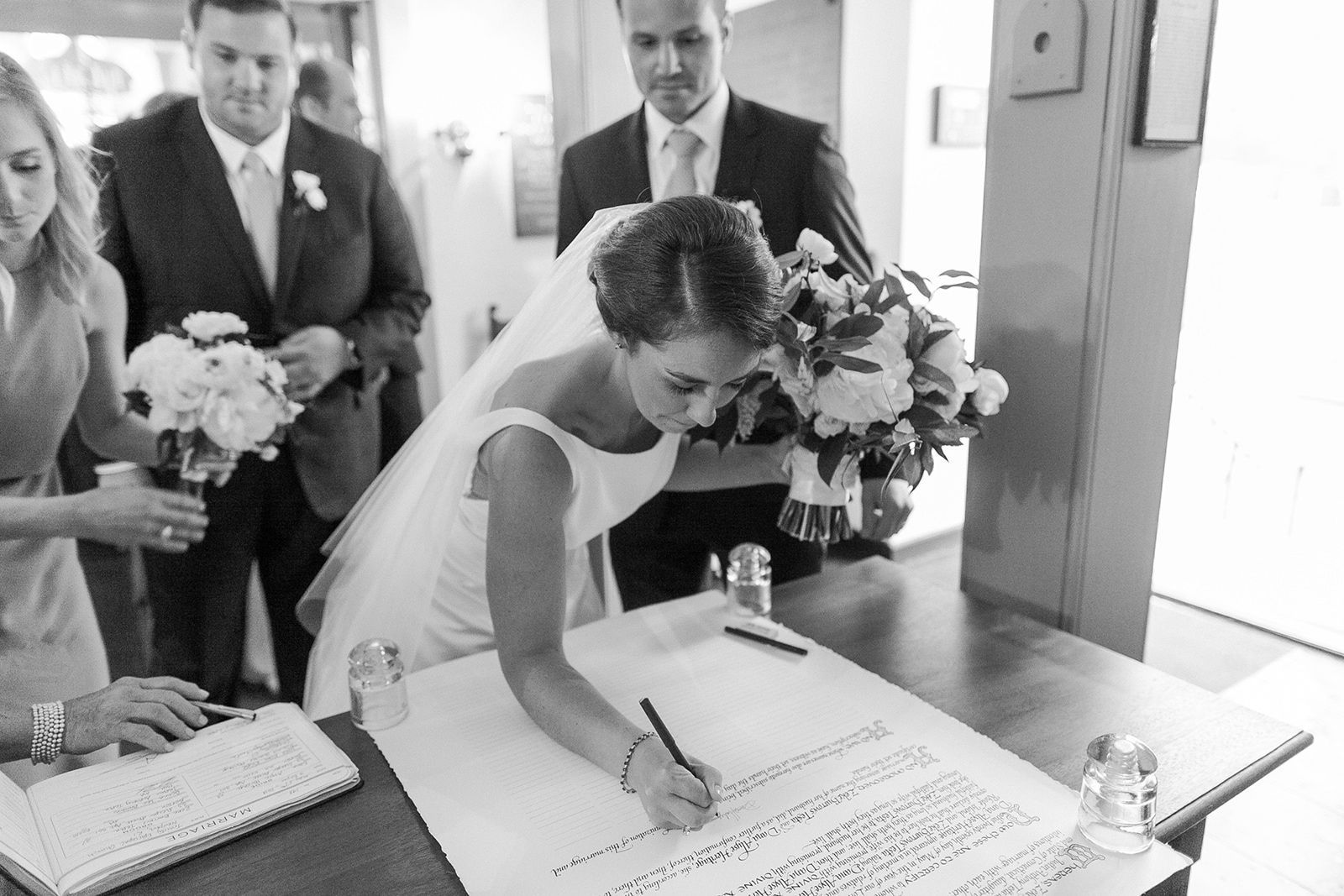 Signing book