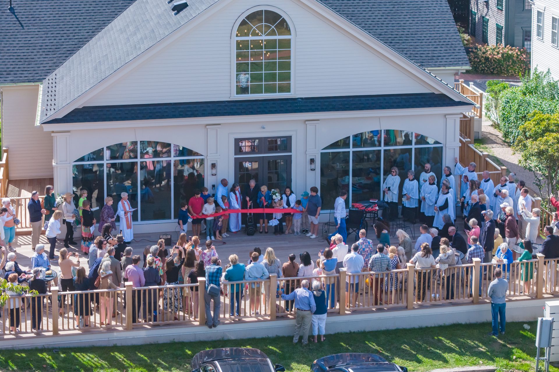 Ribbon cutting
