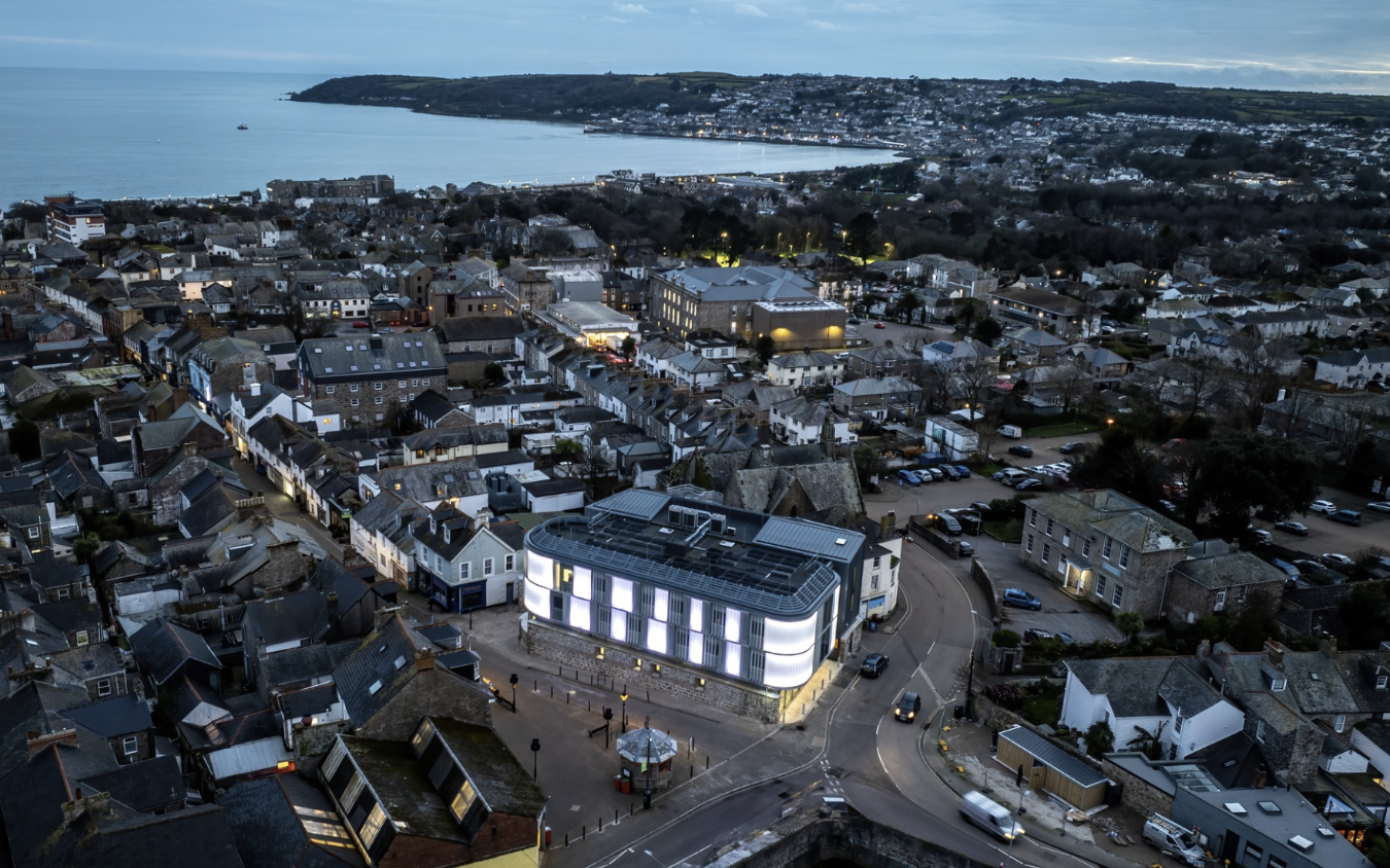 Aerial view: 'Project of the Year' Winner: Pixel, Penzance