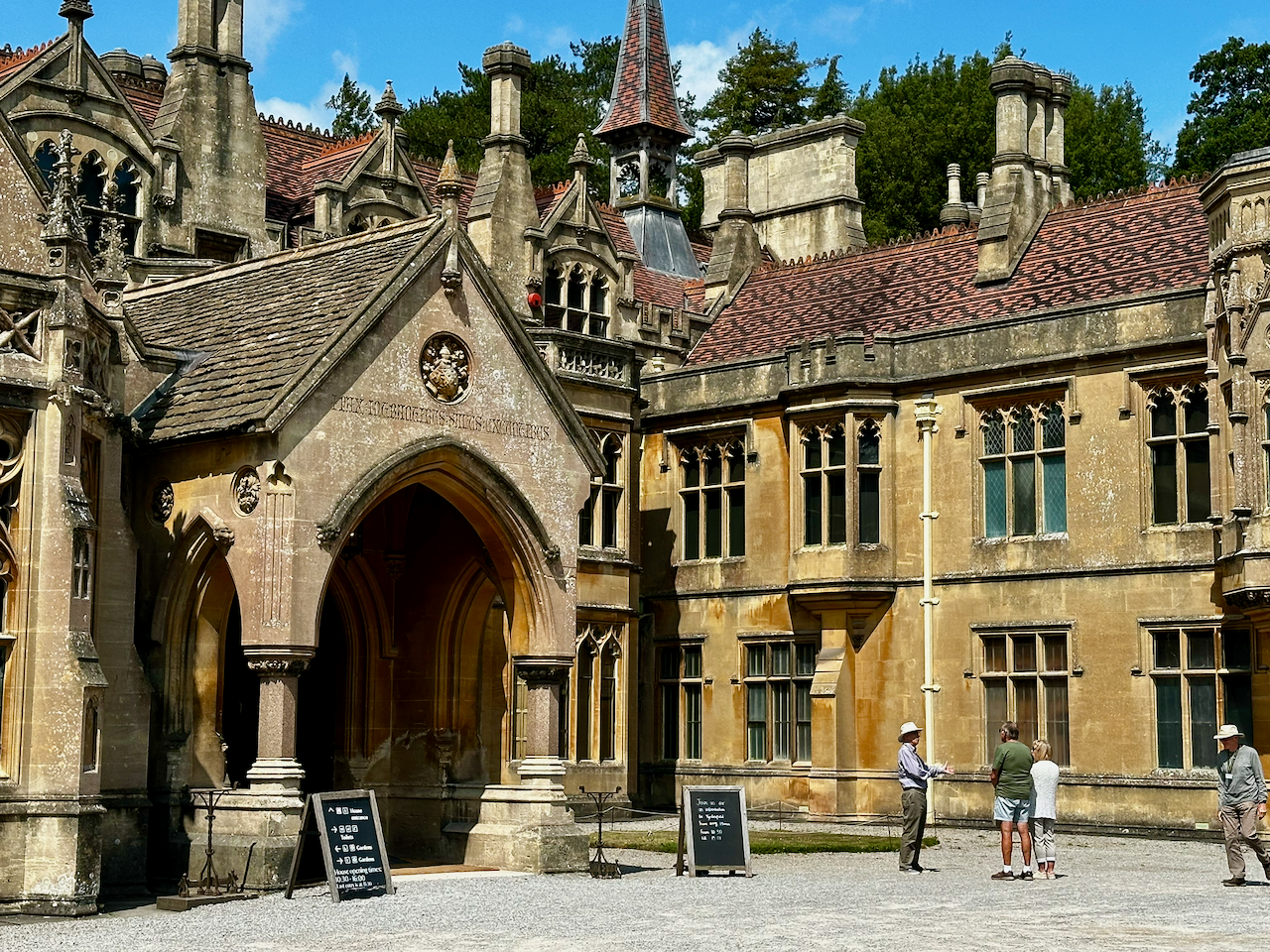 Tyntesfield House entrance