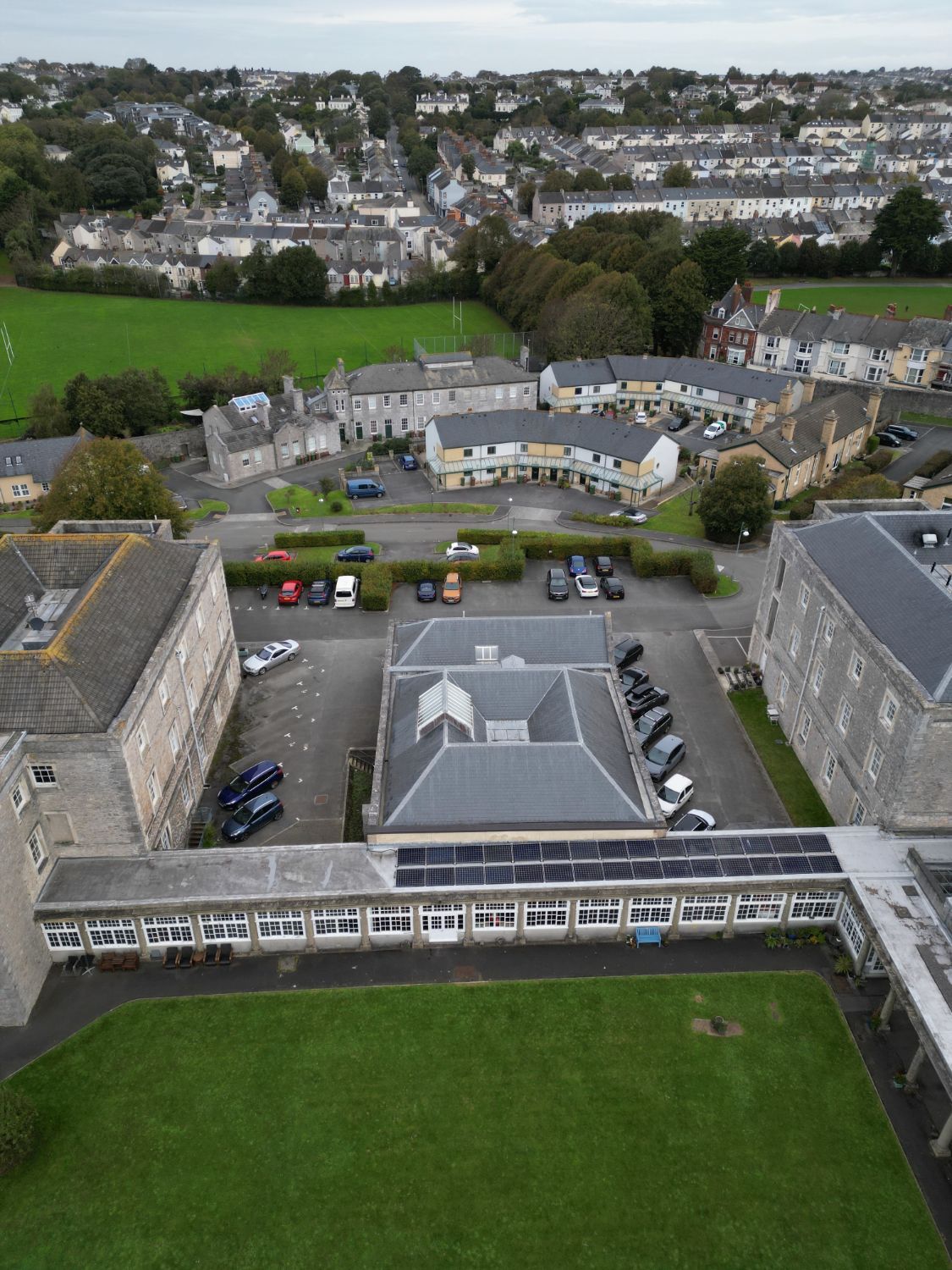 Aerial view of Norbury Court