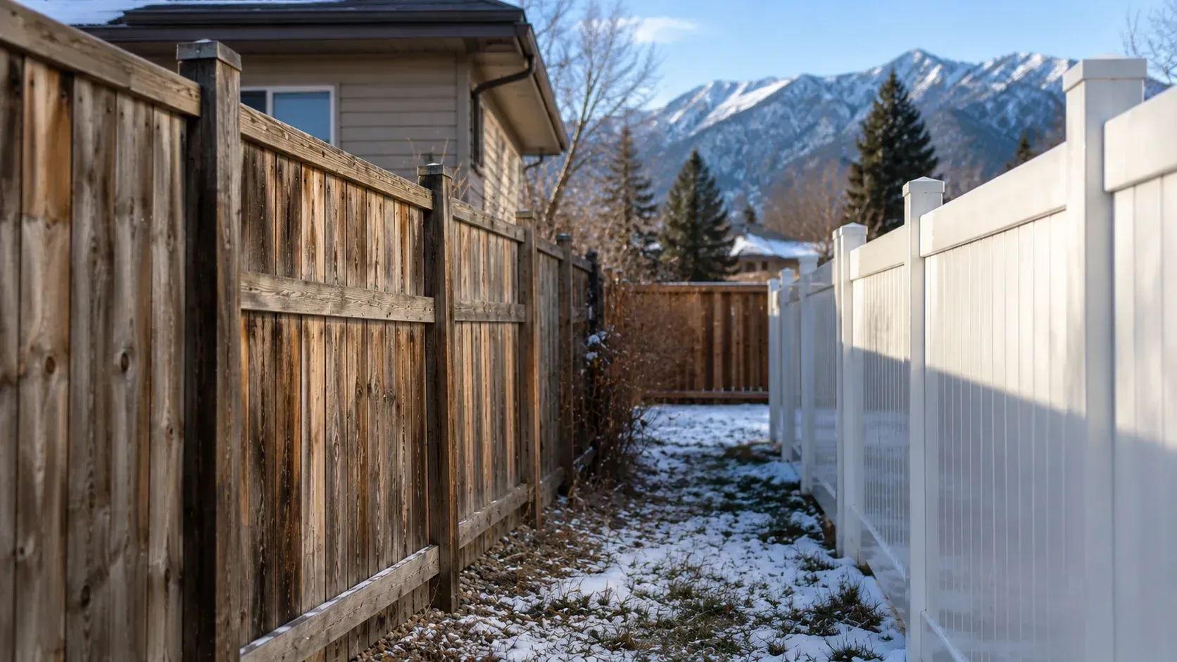 Wood vs. vinyl fencing: which lasts longer in Montana weather?